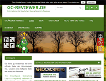 Tablet Screenshot of gc-reviewer.de